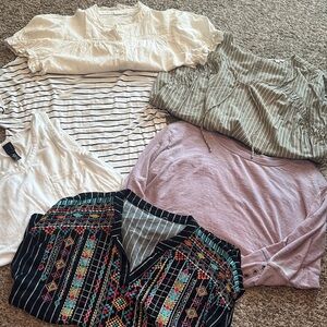 Lot of  Women's Blouses in size large - various brands